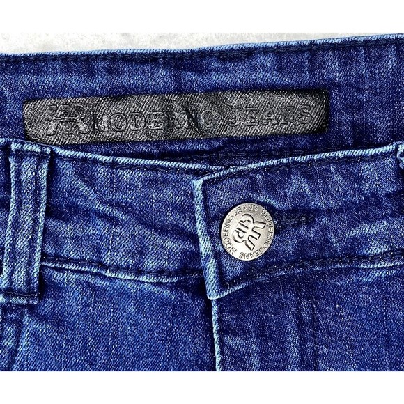 Moderno Men’s Jeans Blue Slim Fit Size 30x30 Pants Dark Wash MJAD016 Mid-Rise - Picture 12 of 12